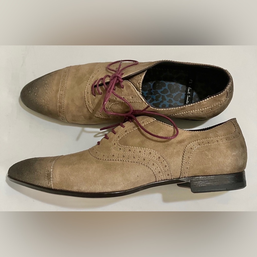 NWOT Designer Paul Smith Suede Chagall Made In Italy 🇮🇹 Mens Shoes